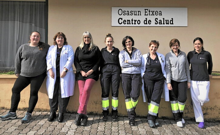 Leitzako proiektuaren lantaldeko kideak.