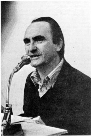 Alfonso Etxeberria, en un acto de ELA.