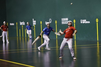 Ezkurra II se dispone a pelotear este sábado en la semifinal de Galarreta.