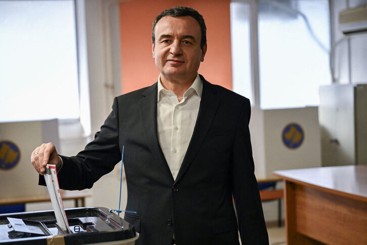 El primer ministro, Albin Kurti, ha mejorado su posición como primera fuerza en Kosovo.