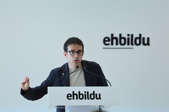 Otxandiano, EH Bilduren ekitaldi batean.