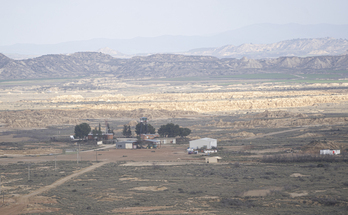 Imagen de archivo del polígono de tiro de Bardenas.