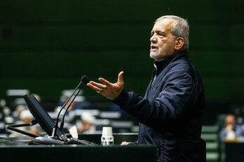 El presidente de Irán, Pezeshkian.