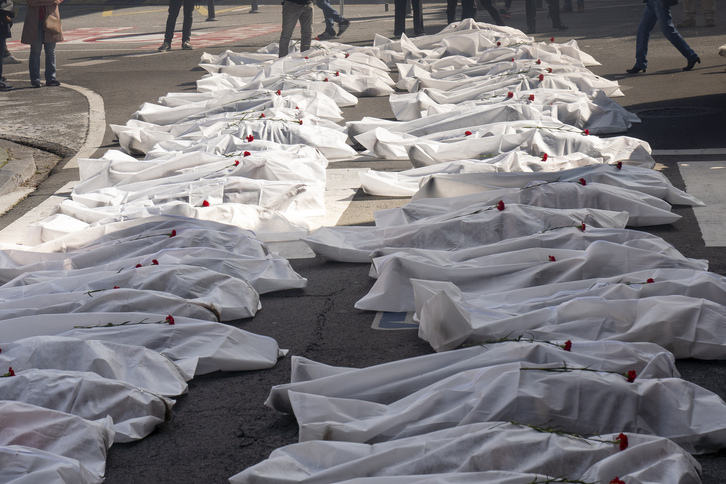  LAB, ESK, Steilas, EHNE-etxalde, HIRU eta CGT-LKN sindikatuek aurten egindako salaketa ekimen bat.