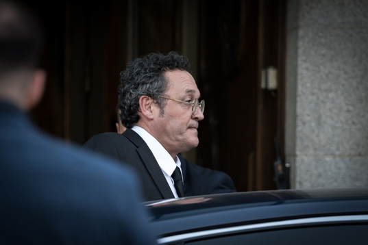 Álvaro García Ortiz, en una imagen de archivo a las puertas del TS. 