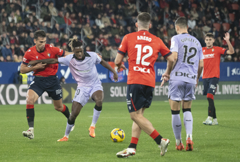 Hace poco más de un año, Osasuna y Athletic se midieron por última vez en El Sadar. Entonces, Areso vestía de rojillo.
