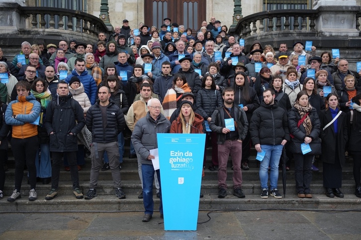 Rueda de prensa de Sare este mediodía en Bilbo.