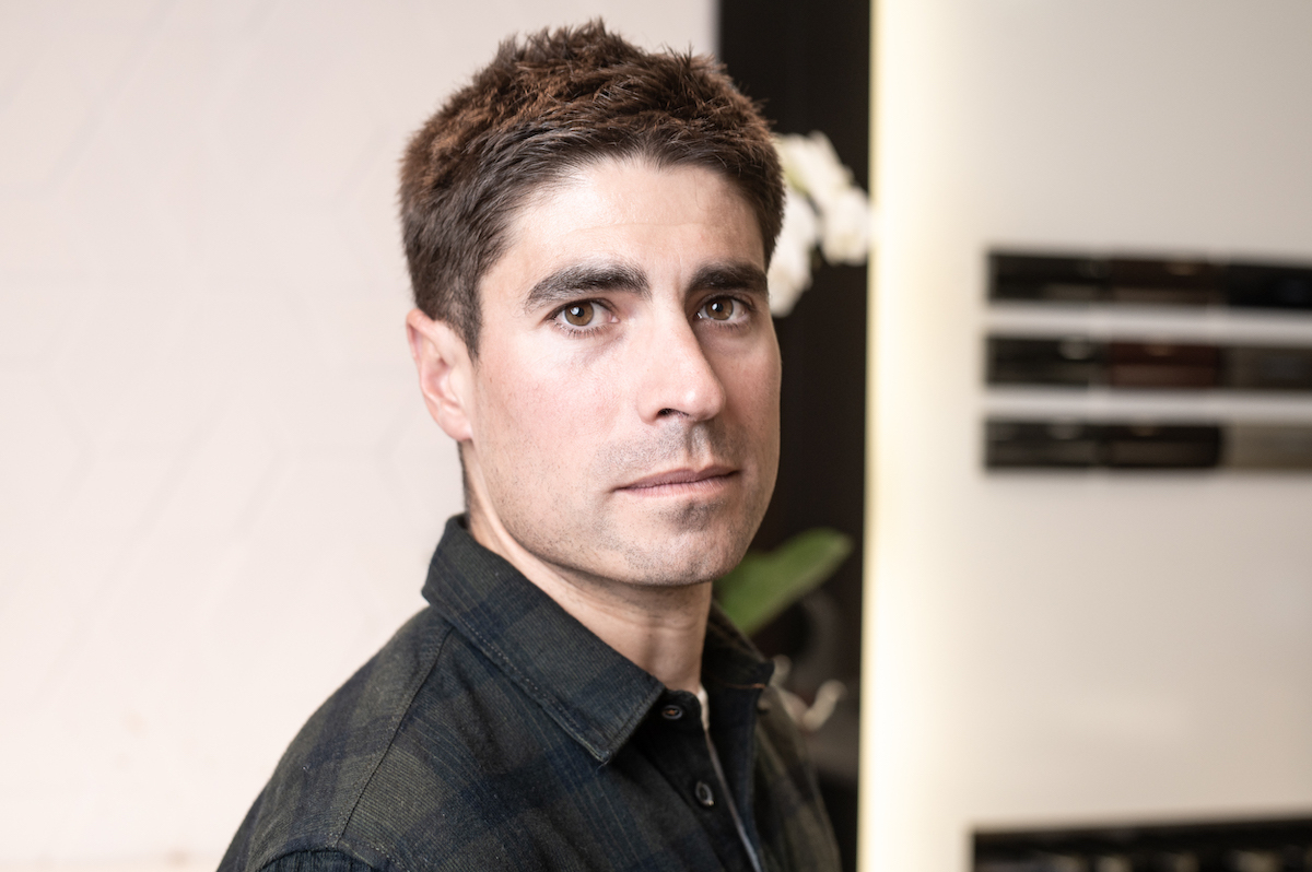 Mikel Landa, lehen planoan. (Patxi BELTZAIZ)