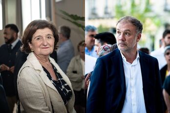 Henri Etcheto (à droite) a demandé à Colette Capdevielle (à gauche) de démissionner du PS, ce que la députée a refusé de faire.