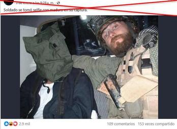 Captura de pantalla hecha el 5 de enero de 2026 de una publicación en Facebook. 