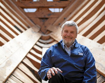 Robert Grenier arkeologoa, San Juan baleontzian.