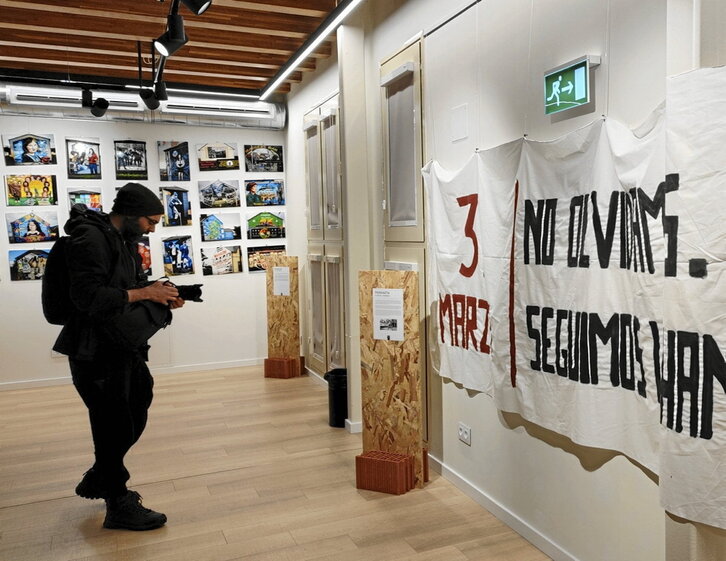 Izaskun Arrue Kulturgunean ikusgai dago erakusketa.