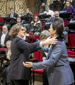 Bizkaiko Batzar Nagusietako osoko bilkura bat.