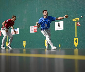 Peio Etxeberria, aurreko jardunaldi bateko argazki batean.