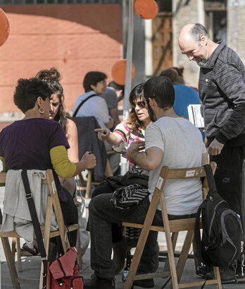 Primer Mintzodromo de AEK en Iruñerria.