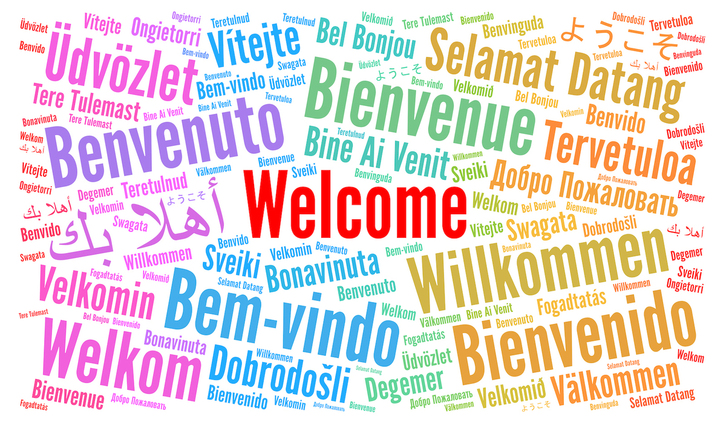 “Ongietorri”, zenbait hizkuntzatan.