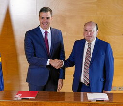 Pacto de investidura, en noviembre de 2023.