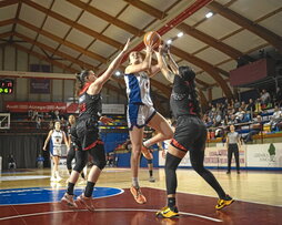 El poderío físico de Villeneuve no dio respiro ni opción a Lointek Gernika Bizkaia.