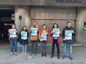 ELA ha registrado la huelga en la sede que Lakua tiene en Bilbo.