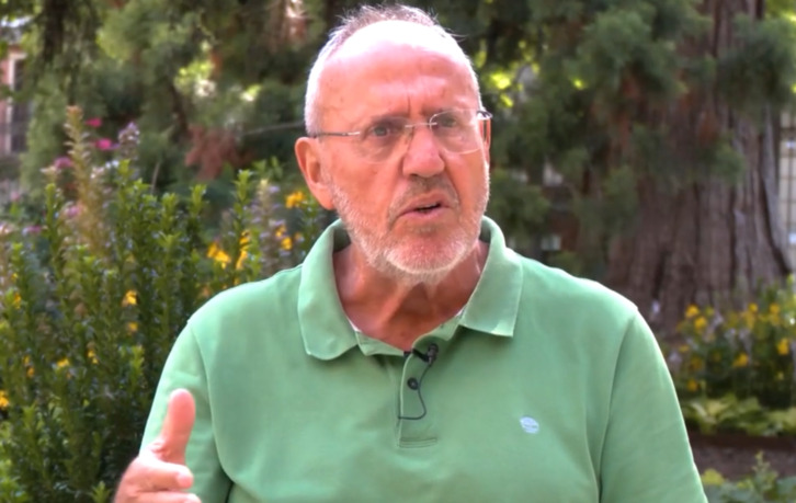 Marcos Leyún, uno de los denunciantes, en un vídeo del Gobierno navarro dentro del proceso de reconocimiento de esta lacra.