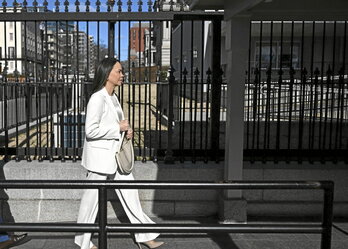 María Corina Machado entró a la Casa Blanca por una puerta lateral.