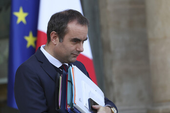 El primer ministro francés, Sébastien Lecornu.