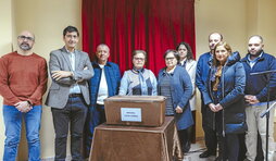 Manuel Leon Gomezen familiak haren gorpuzkiak jaso zituen atzo.