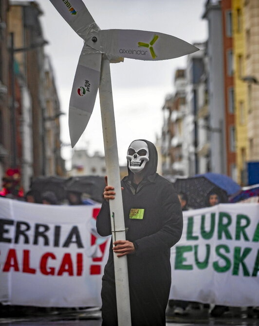 Manifestación celebrada en Gasteiz en 2025.