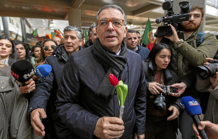 El candidato del PS, António José Seguro, en un acto durante el cierre de campaña en Porto, el pasado viernes.