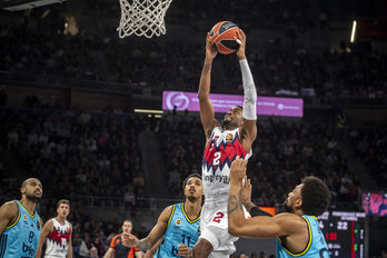 Kobi Simmons ha sido el jugador más destacado de Baskonia. 