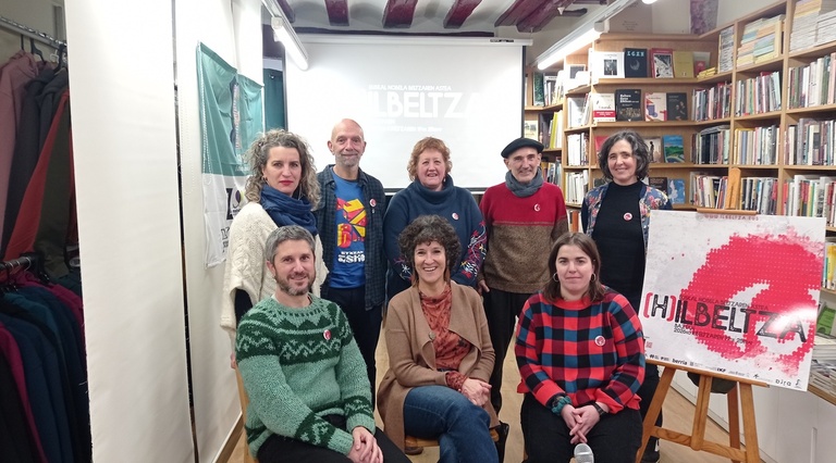 Iruñean egindako prentsaurrekoaren irudia.