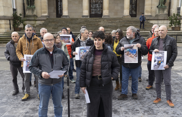 Alkateak Gasteizen egindako agerraldia.