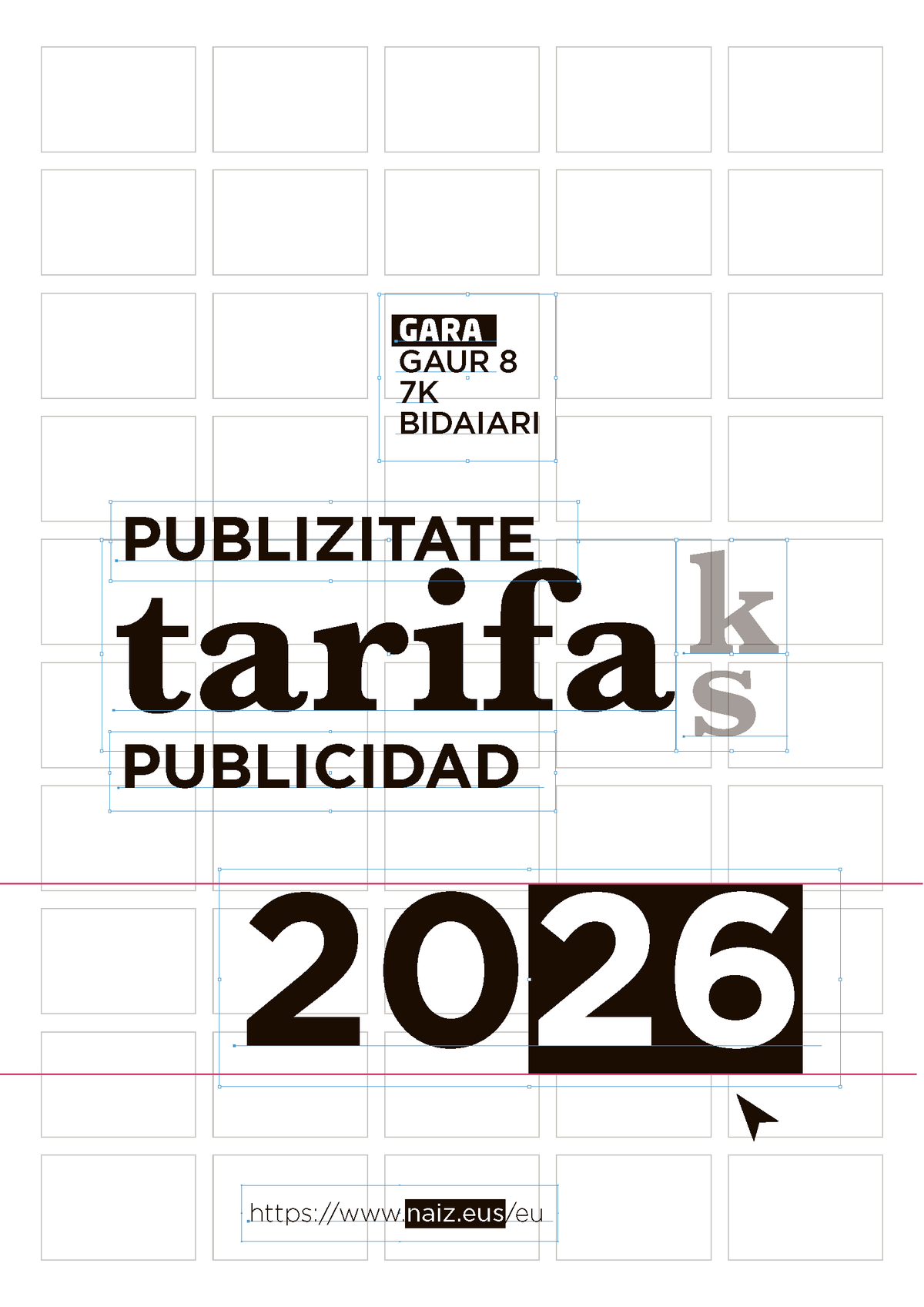 GARA publizitate tarifak 2026