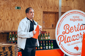 Unai Agirre, Euskal Sagardoa Jatorri Deiturako koordinatzailea.