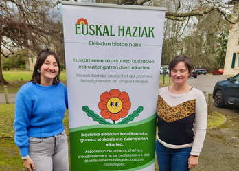 Arantza Egiguren et Christelle Pucheu sont les coordinatrices de l’association Euskal Haziak. 