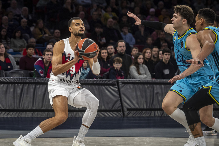 Luwawu-Cabarrot es uno de los jugadores con más minutos y responsabilidad en este Saski Baskonia.