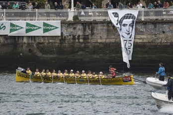 Orio, ganador de la última Liga Eusko Label, será uno de los botes que remen en Portugalete.