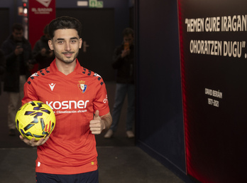 Raúl Moro ya ha pisado El Sadar.