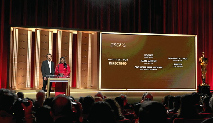 Lectura de las nominaciones, ayer en Beverly Hills.