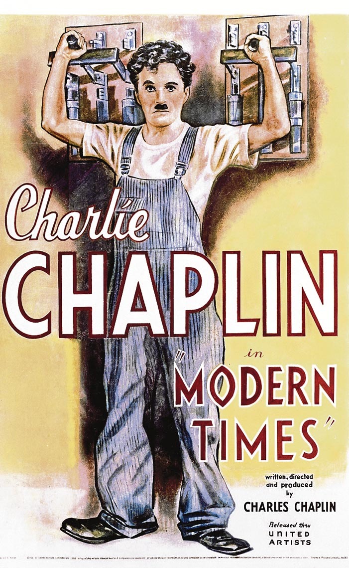 Cartel original de la película «Tiempos Modernos». Silver Screen Collection