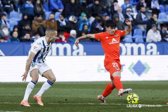 Dadie ha sido lateral derecho en Butarque.