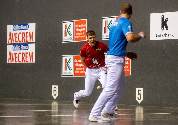 Iñaki Artolak mina hartu du partida hasieran eta horrek guztiz baldintzatu du partida.