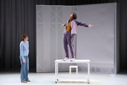 Ikuskizunaren bi protagonistak.