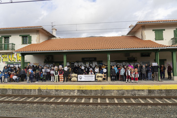 La futura conexión del TAV entre Nafarroa y la Y vasca condena la estación de Uharte-Arakil.