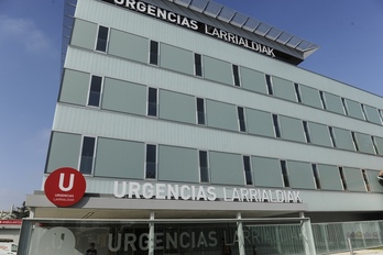 Instalaciones del servicio de urgencias del hospital de Nafarroa. 
