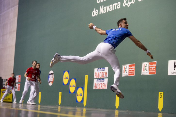 Peña II.ak bikain ordezkatu du Unai Laso.