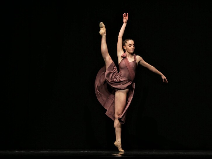 Claudia Avalos dantzaria, aurtengo saridun bat.