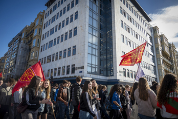 Ikamaren manifestazioa Lakuako Gobernuak Donostian duen egoitzaren aurretik joan den abenduan.