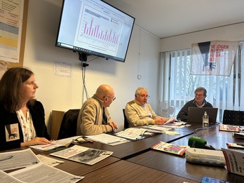 Baionan eginiko agerraldia.