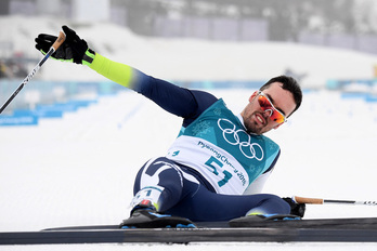 Imanol Rojo, 2018ko Pyeongchangeko Olinpiar Jokoetan.